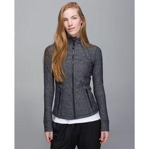 Lululemon Define Jacket Size 8 Heathered Black